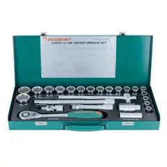 JONNESWAY - Juego de Dados Hexagonales de 1/2 - 25 Piezas (mm)