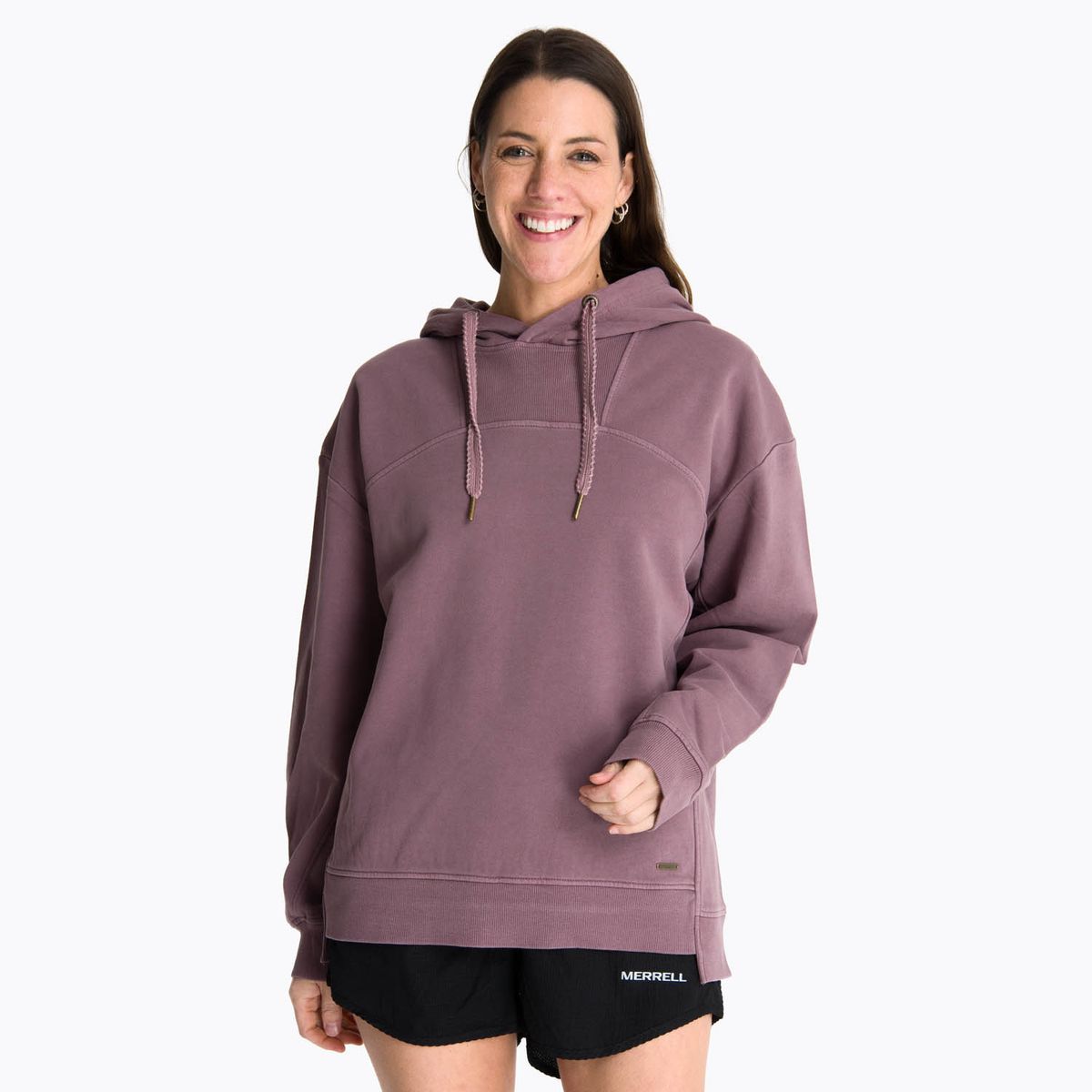 MERRELL - Poleron Mujer Hoodie Arewhana Morado Oscuro MERRELL