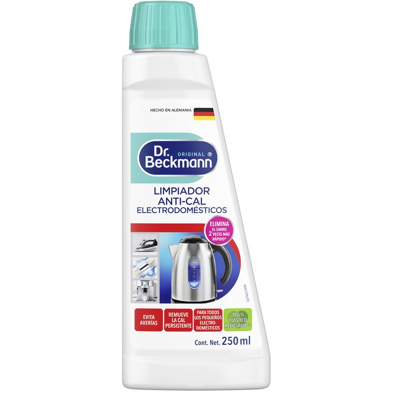 DR BECKMANN - Limpiador Anti Cal Electrodomesticos 250ml Dr Beckmann