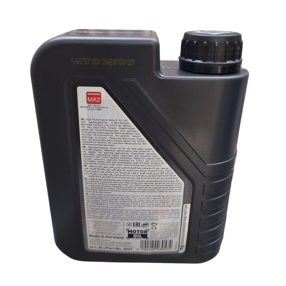 LIQUI MOLY - Aceite Para Moto Y Cuatriciclos 20w50 Full Sintetico Liqui Moly 4t 1l