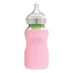 DR BROWNS - Funda De Protección Mamadera Vidrio 270ml Dr Brown´s Rosa