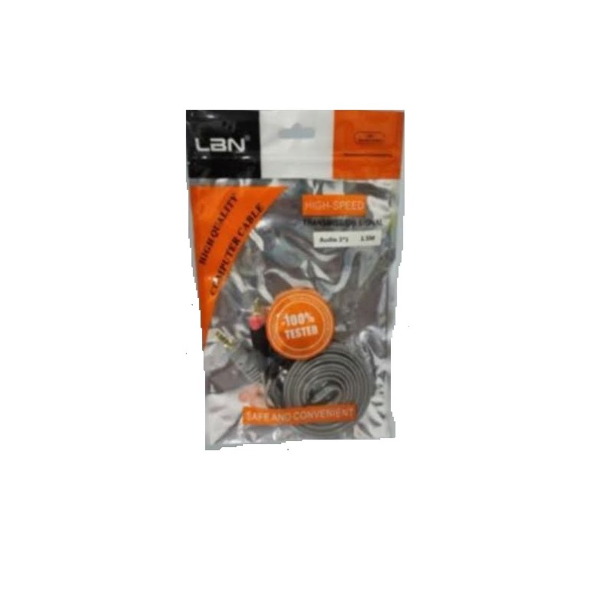 LBN - Cable Auxiliar RCA y Plug 3x1 Calidad LBN De 1-5m
