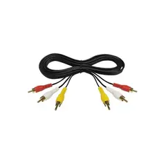 GENERICO - Cable RCA 3x3 Audio Video 1,5 Metros