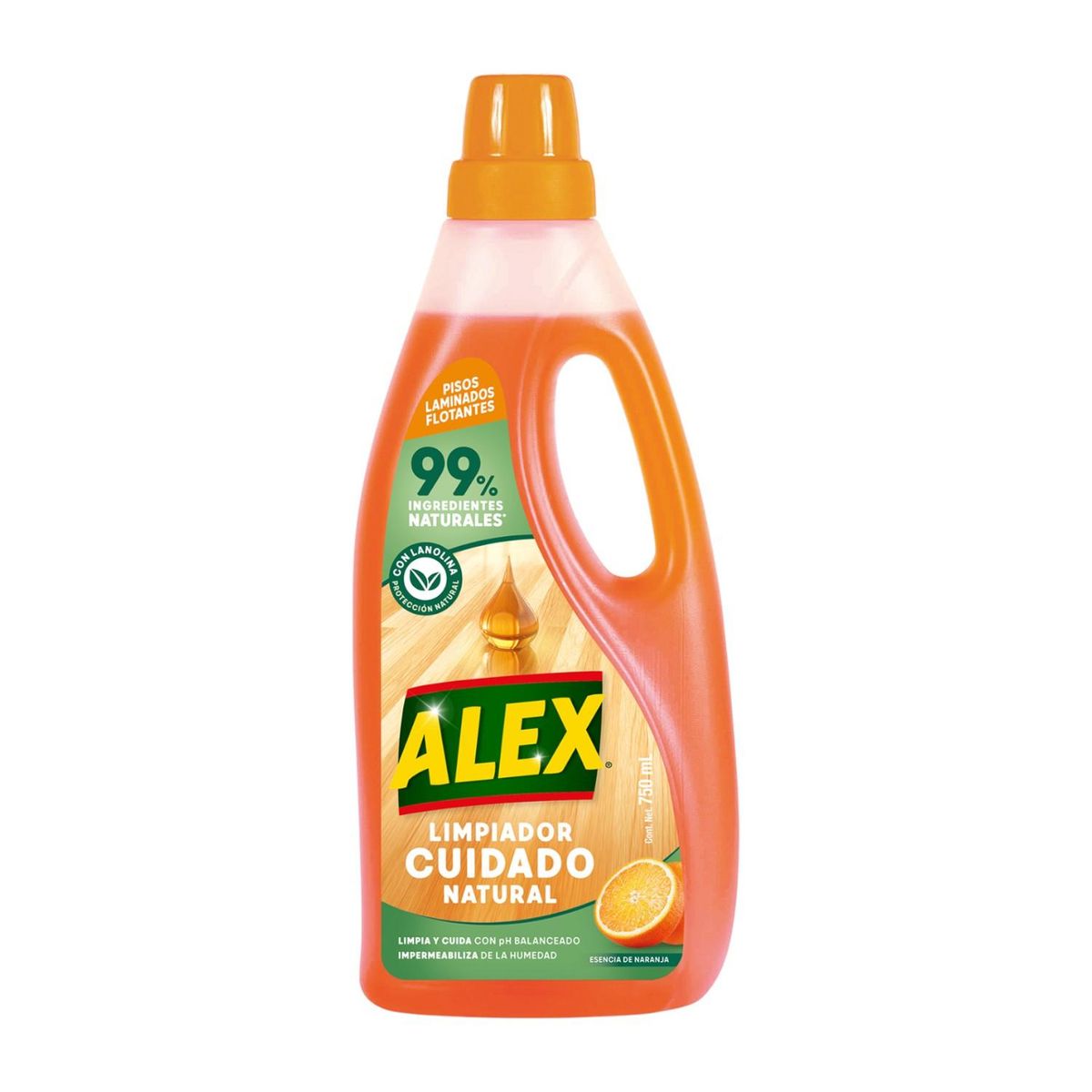 ALEX - Limpiador Natural Alex Pisos Flotantes 750 ml
