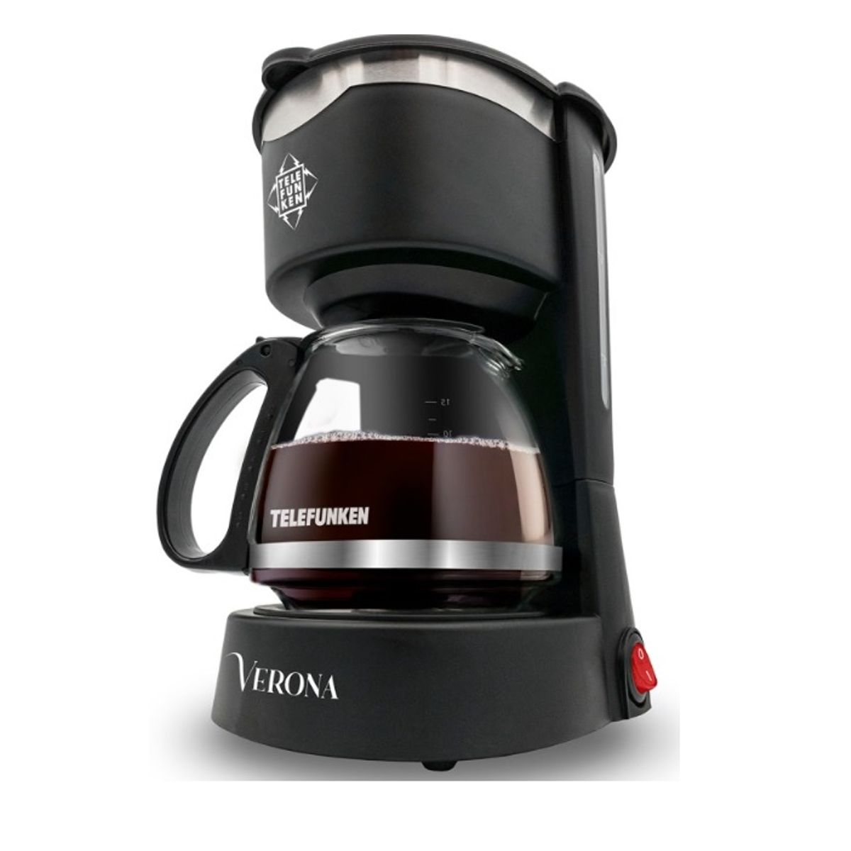 TELEFUNKEN - Cafetera De Goteo Eléctrica Telefunken Verona 0.6 Litros