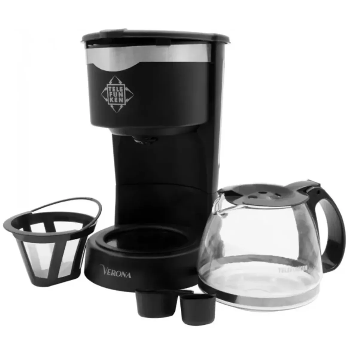 TELEFUNKEN - Cafetera De Goteo Eléctrica Telefunken Verona 0.6 Litros