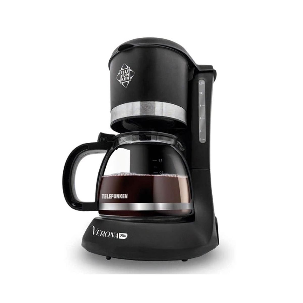 TELEFUNKEN - Cafetera Eléctrica Telefunken Verona Plus 1.2 Litros