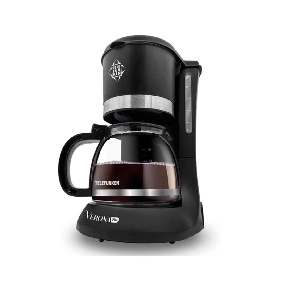 TELEFUNKEN - Cafetera Eléctrica Telefunken Verona Plus 1.2 Litros