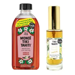 MONOI TIKI TAHITI - Pack Monoi 120ml y Perfume Tiki Tahiti Vainilla 30ml