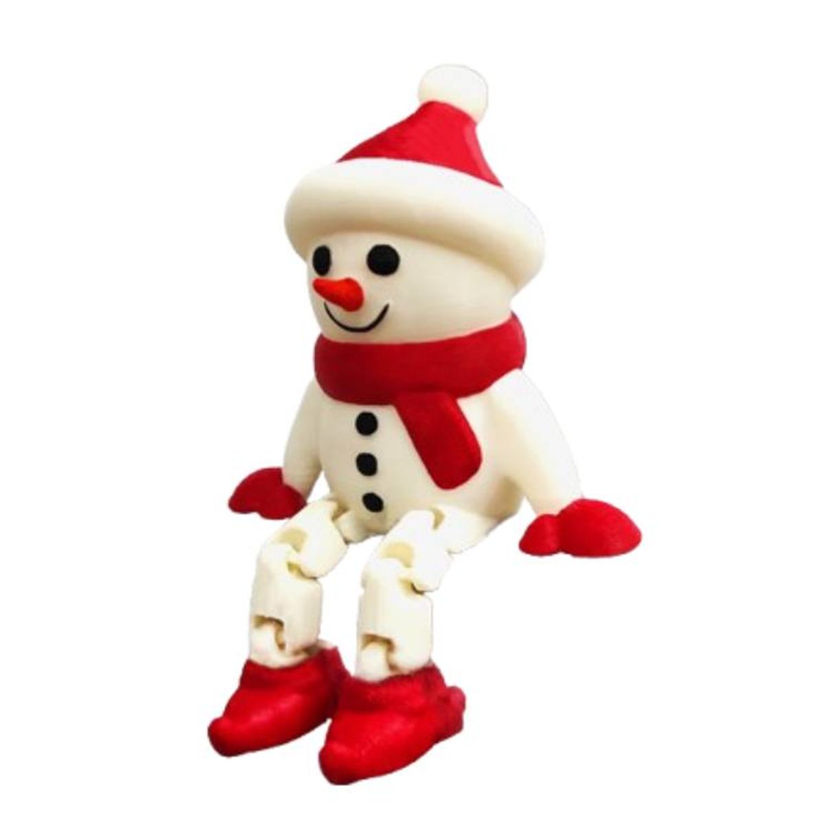 GENERICO - Muñeco de nieve articulado Decoración Navidad