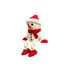 GENERICO - Muñeco de nieve articulado Decoración Navidad