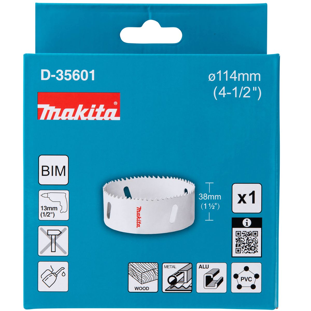 Sierra Copa Bim 114mm 4 12 Pulgadas Makita D-35601, marca MAKITA - Foto 2