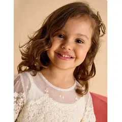 MAYORAL - Vestido tull bordado nina