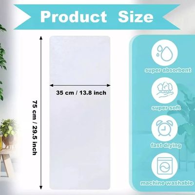 Imagen 2 del producto Toalla De Hotel Toalla De Baño Algodón Blanco Espesado 4piez