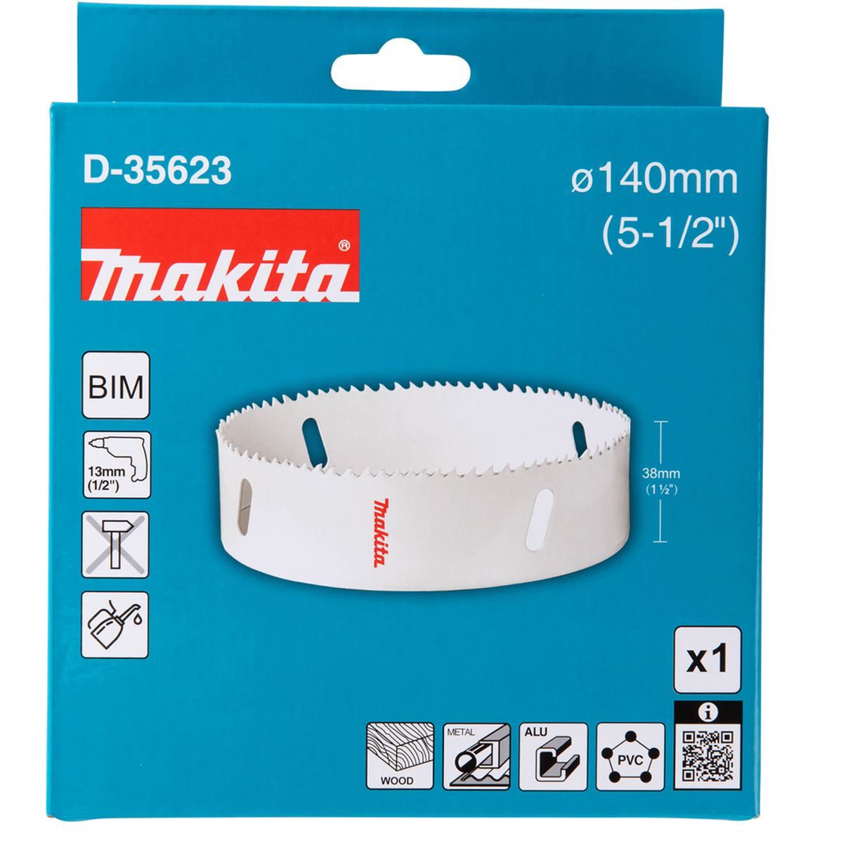 MAKITA - Sierra Copa Bim 140mm 5 12 Pulgadas Makita D-35623