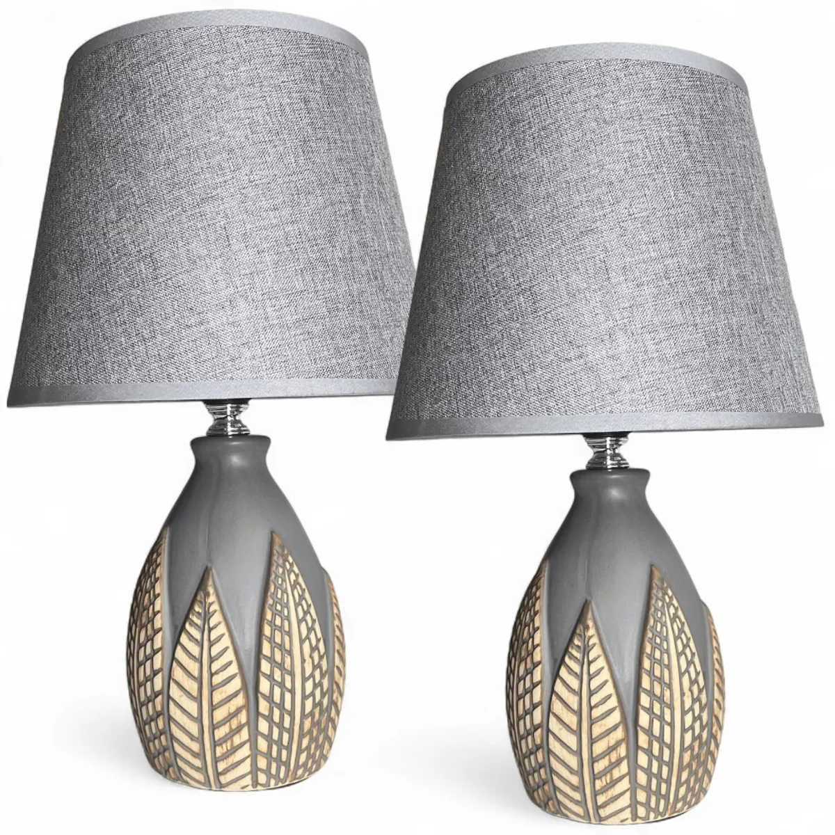 GENERICO - Pack Lamparas Velador Dormitorio Mesa Decorativa Minimalista Interior