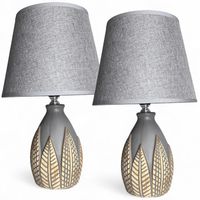 Pack Lamparas Velador Dormitorio Mesa Decorativa Minimalista Interior