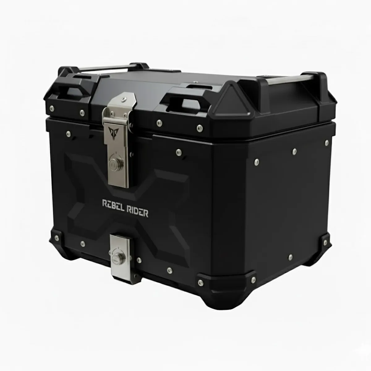 GENERICO - Top Case maleta moto 45 Litros Negro