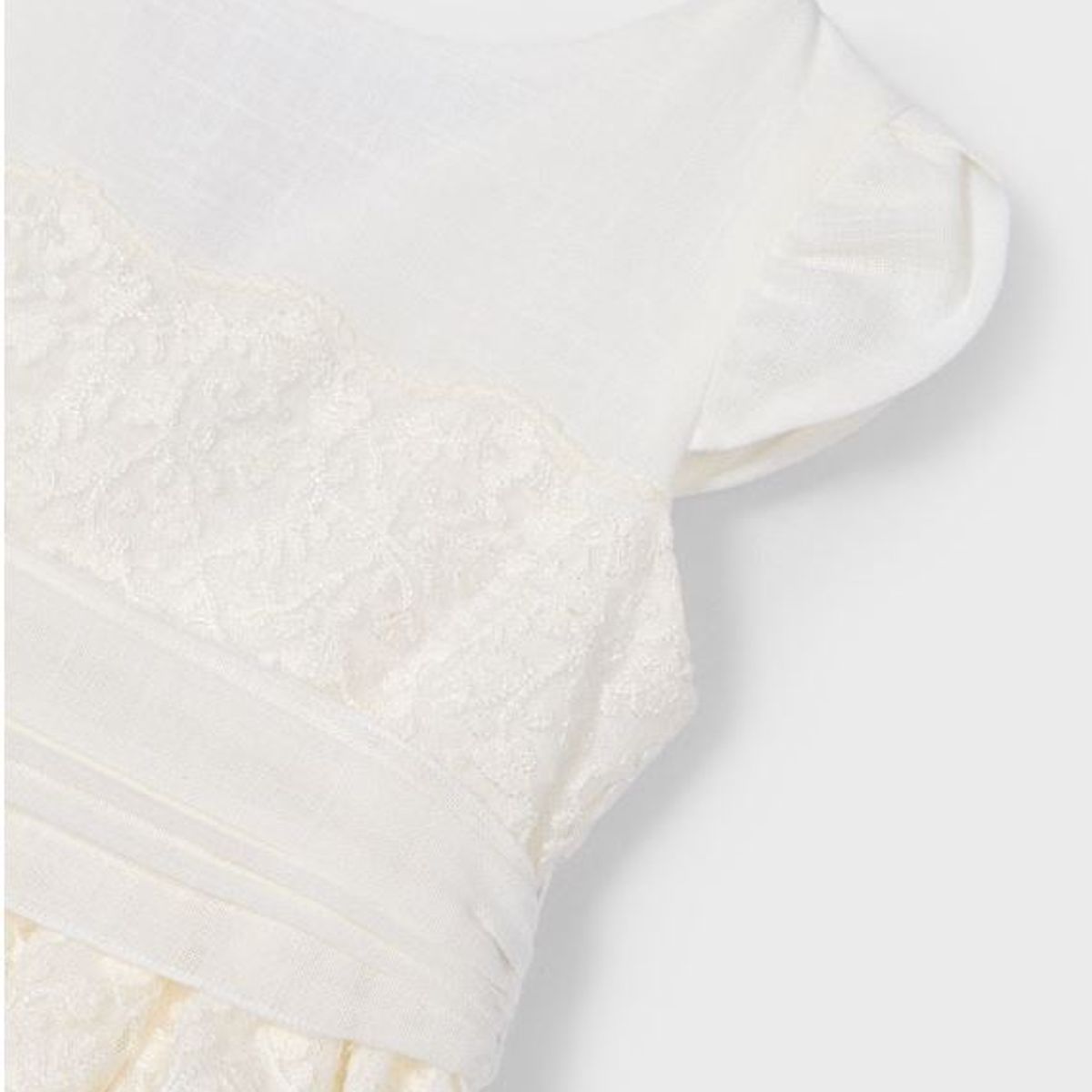 MAYORAL - Vestido manga corta para niña con fajin