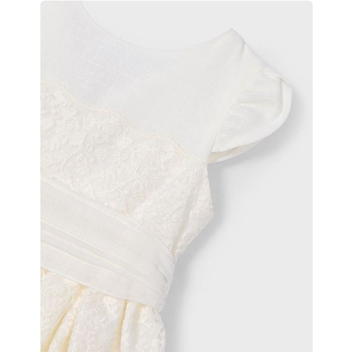 MAYORAL - Vestido manga corta para niña con fajin