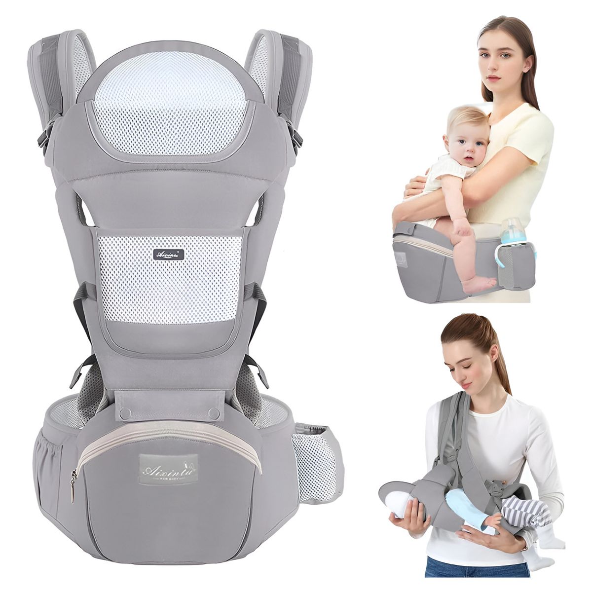Mochila Portabebés Con Asiento Para La Cadera Multifuncional, marca EINICIO - Foto Principal