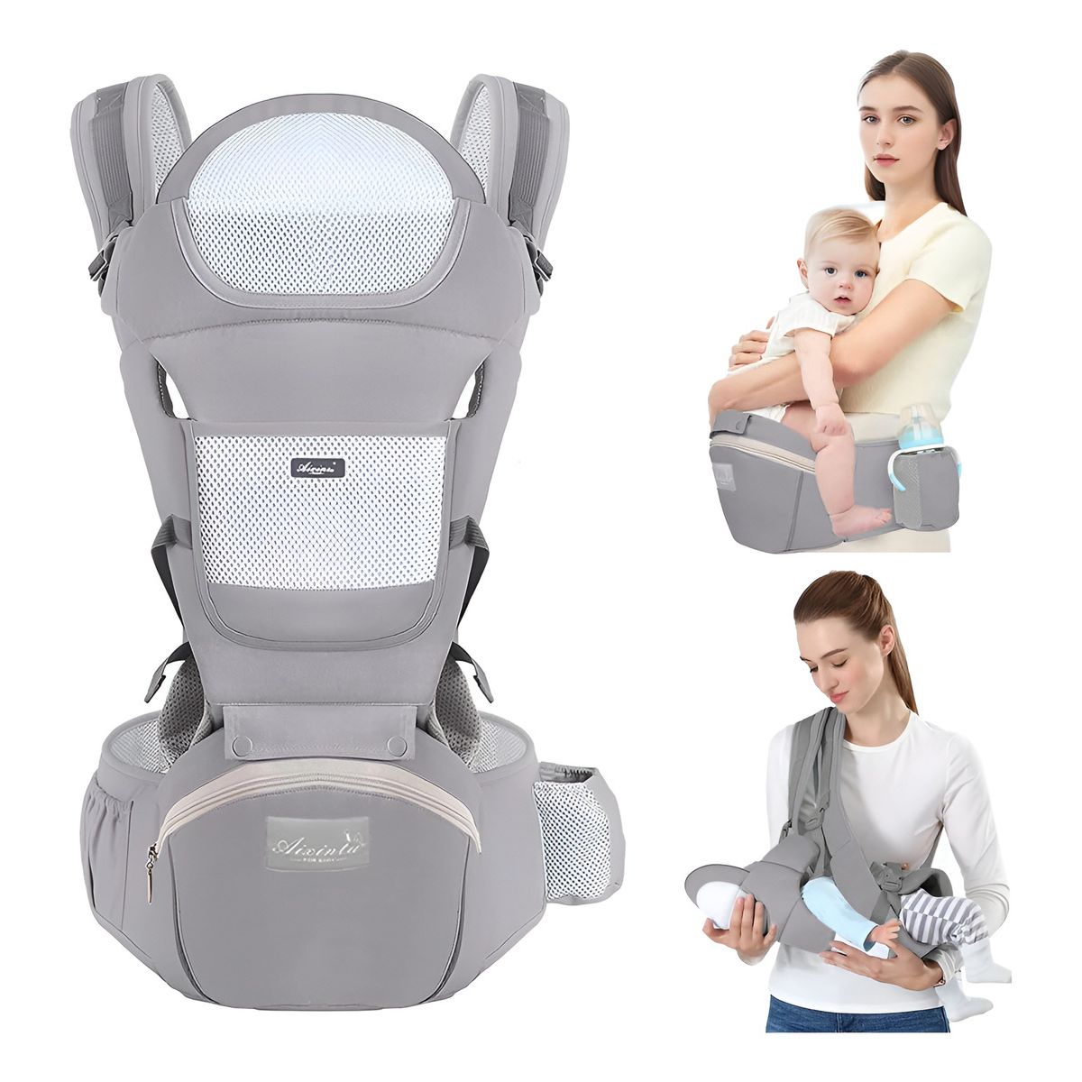 Mochila Portabebés Con Asiento Para La Cadera Multifuncional, marca EINICIO - Foto Principal