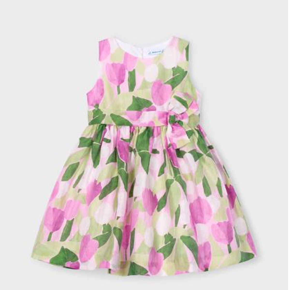 MAYORAL - Vestido ceremonia estampado niña