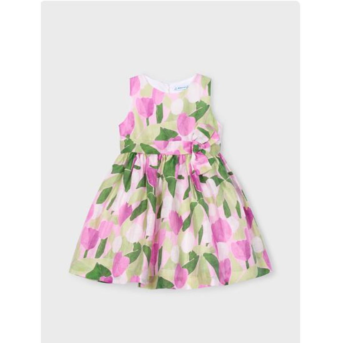 MAYORAL - Vestido ceremonia estampado niña