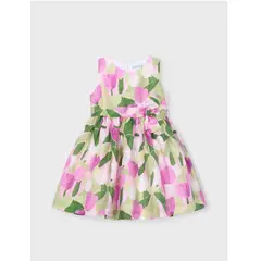 MAYORAL - Vestido ceremonia estampado niña