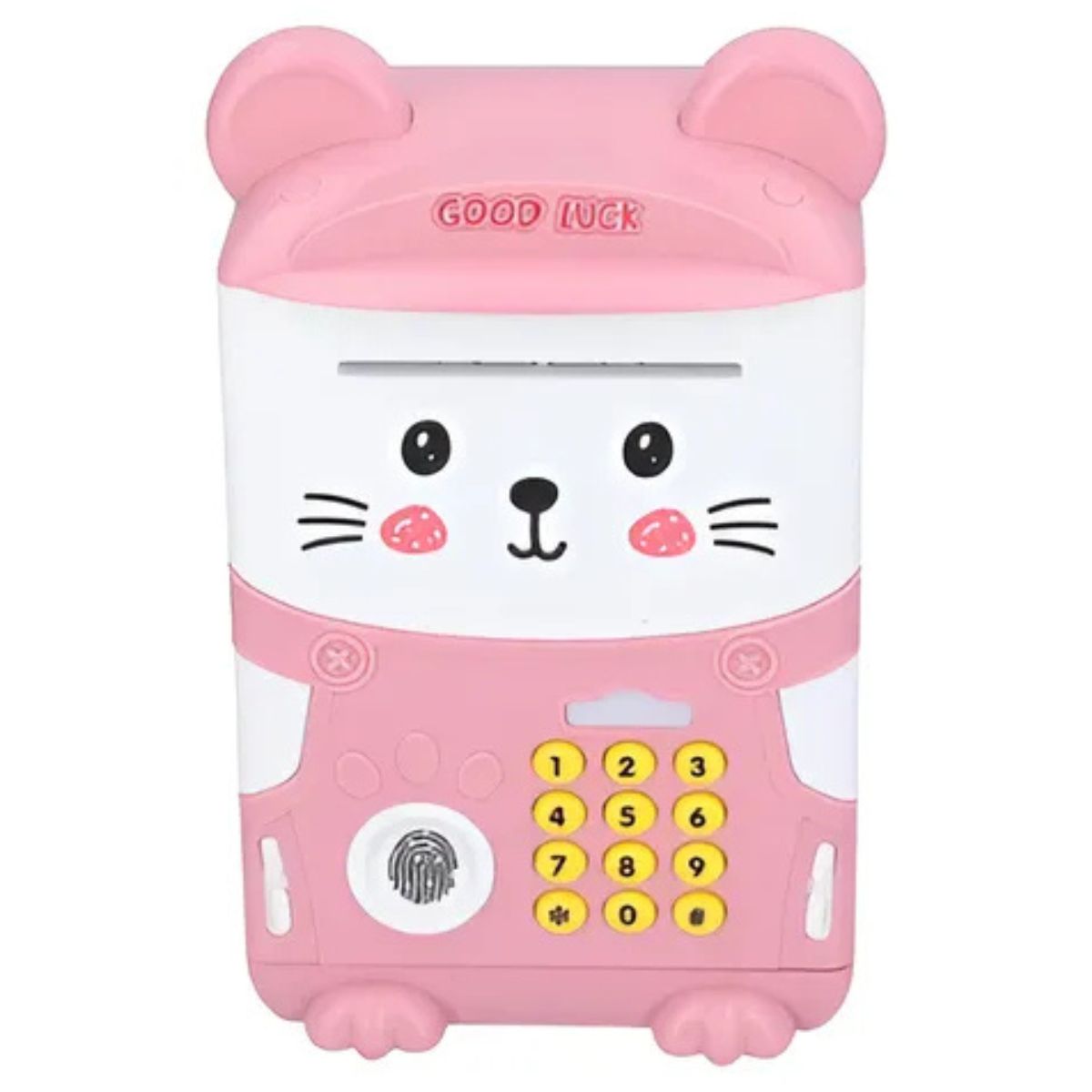 GENERICO - Caja Fuerte Infantil De Ratica Rosa