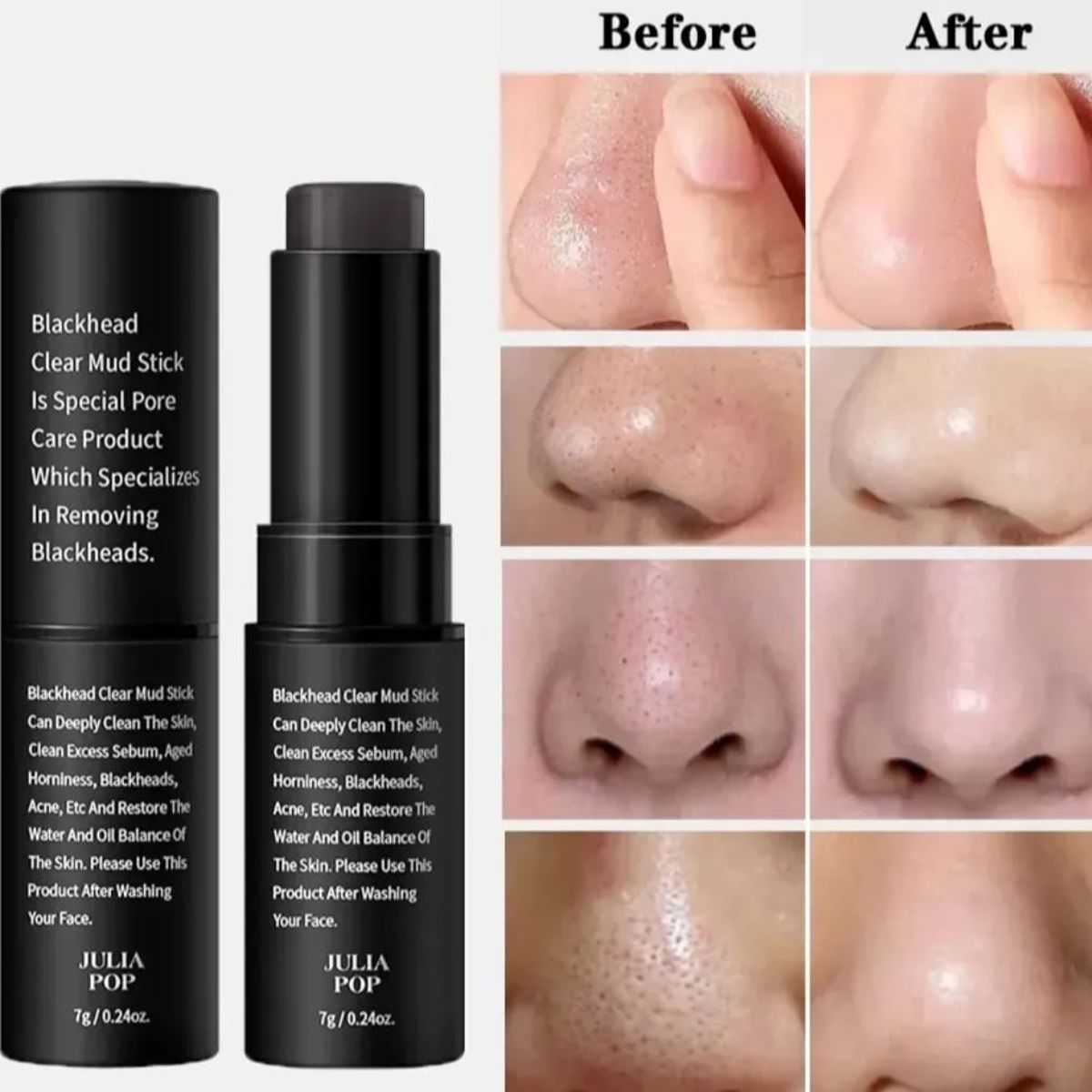 GENERICO - Barra Mascarilla Facial De Arcilla Volcanica Limpieza Profunda