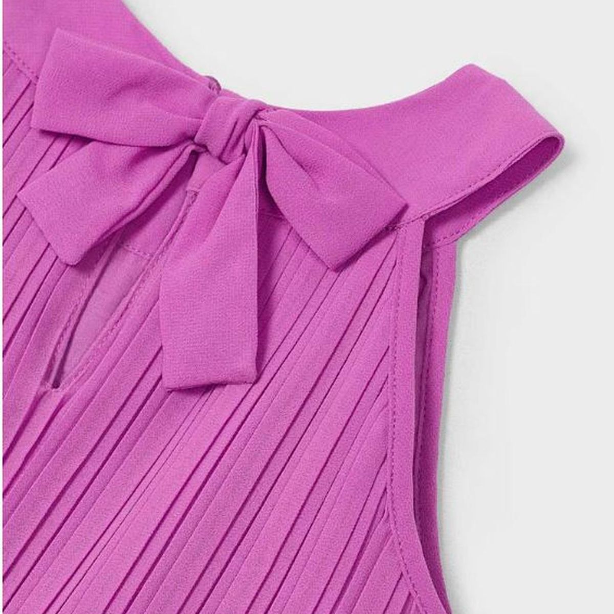 MAYORAL - Vestido plisado con ruedo niña