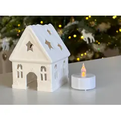 GENERICO - Decoración de casa navideña con estrellas