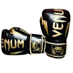 VENUM - GUANTES DE BOXEO EVOLUTION BLACK GOLD 12 OZ