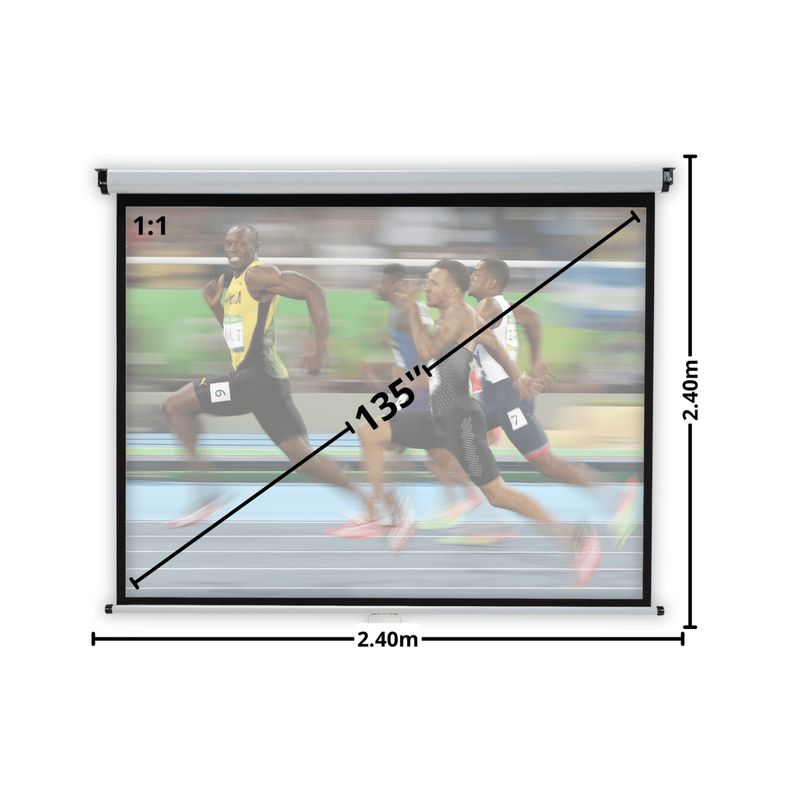 MALIK - Telon Mural 240mx240m 11 para proyector Vsonic PA503X