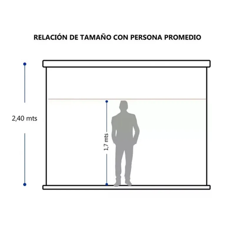 MALIK Telon Mural 240mx240m 11 para proyector Benq LU9750