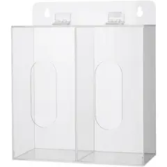 KUANGYE - Dispensador De Máscara Y Guantes De Acrílico Con Tapa