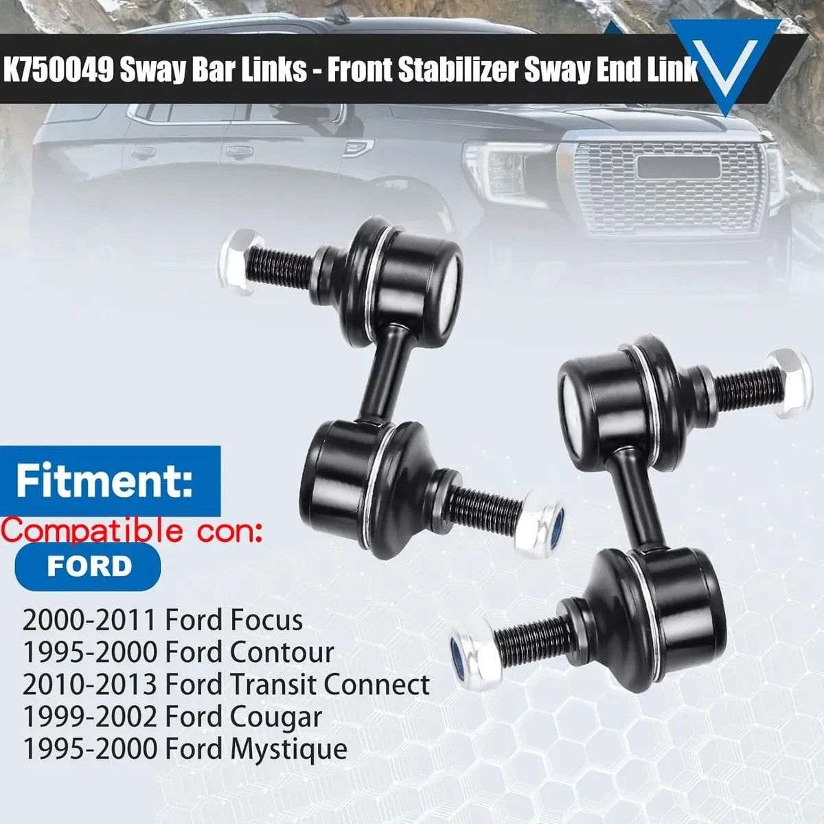 KUANGYE - Kit Bieletas+bujes Delanteras Para Subaru Impreza Legacy
