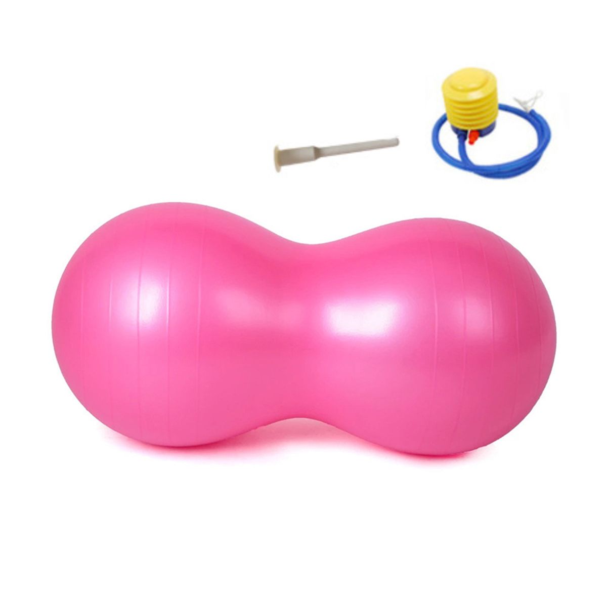 KINDA NICE - Balón Ovalado Pilates Yoga Tipo Maní 90x45cm + Bombín