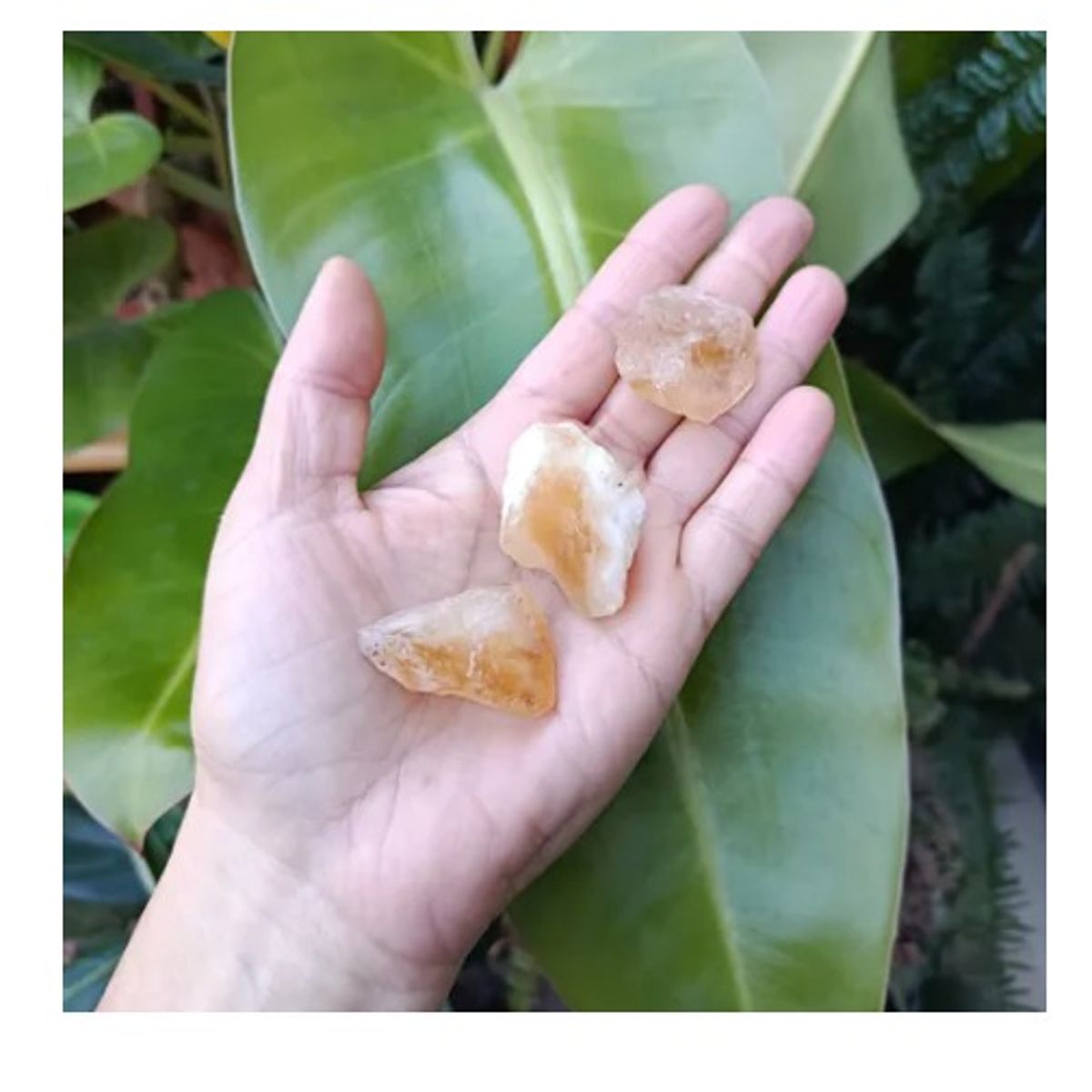 GENERICO - Citrino Piedra Energética. Pack 3 Unidades (50 Gramos)