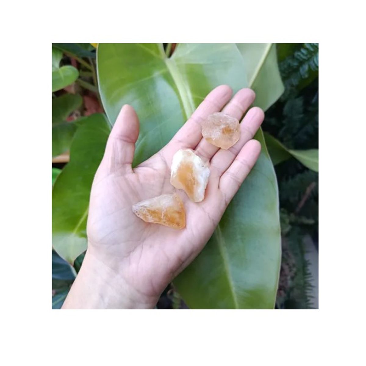 GENERICO - Citrino Piedra Energética. Pack 3 Unidades (50 Gramos)