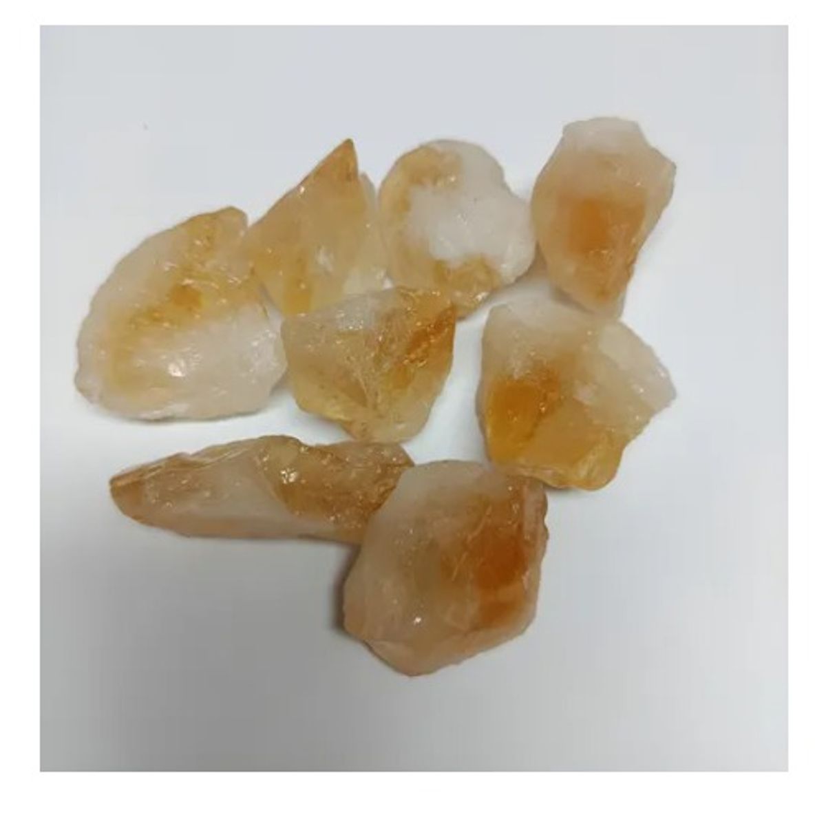 GENERICO - Citrino Piedra Energética (80 A 90 Gr). Pack 3 Unidades