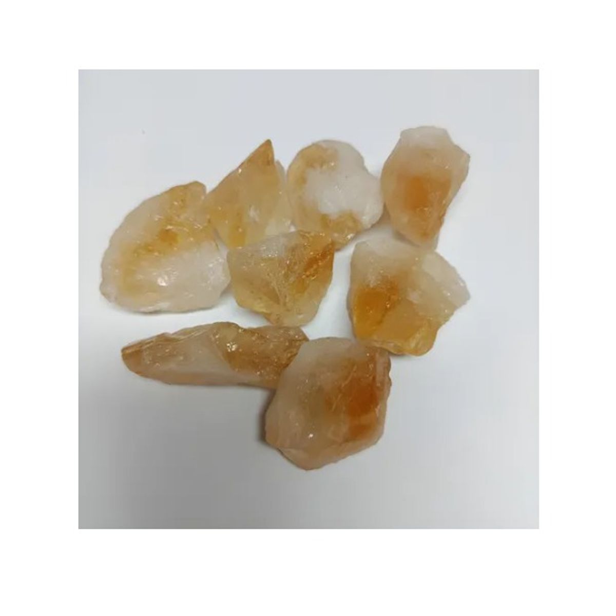 GENERICO - Citrino Piedra Energética (80 A 90 Gr). Pack 3 Unidades