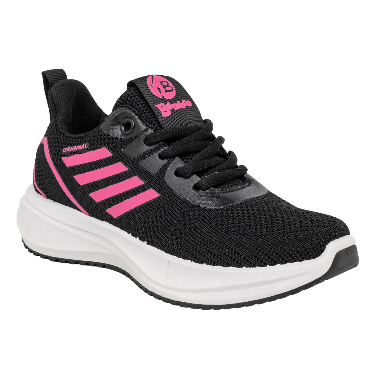 BAMBOO - Zapatilla Niña Negro Issy Bamboo