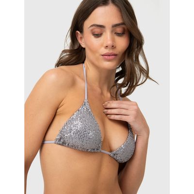 Imagen 2 del producto Top Bikini Mujer Bahari Plateado Radical