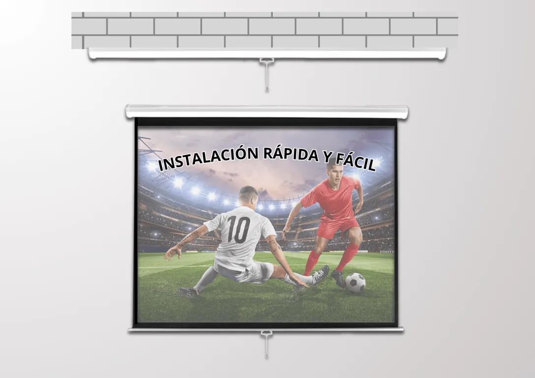 MALIK Telon Mural 180x180 Copa America para Optoma UHD55