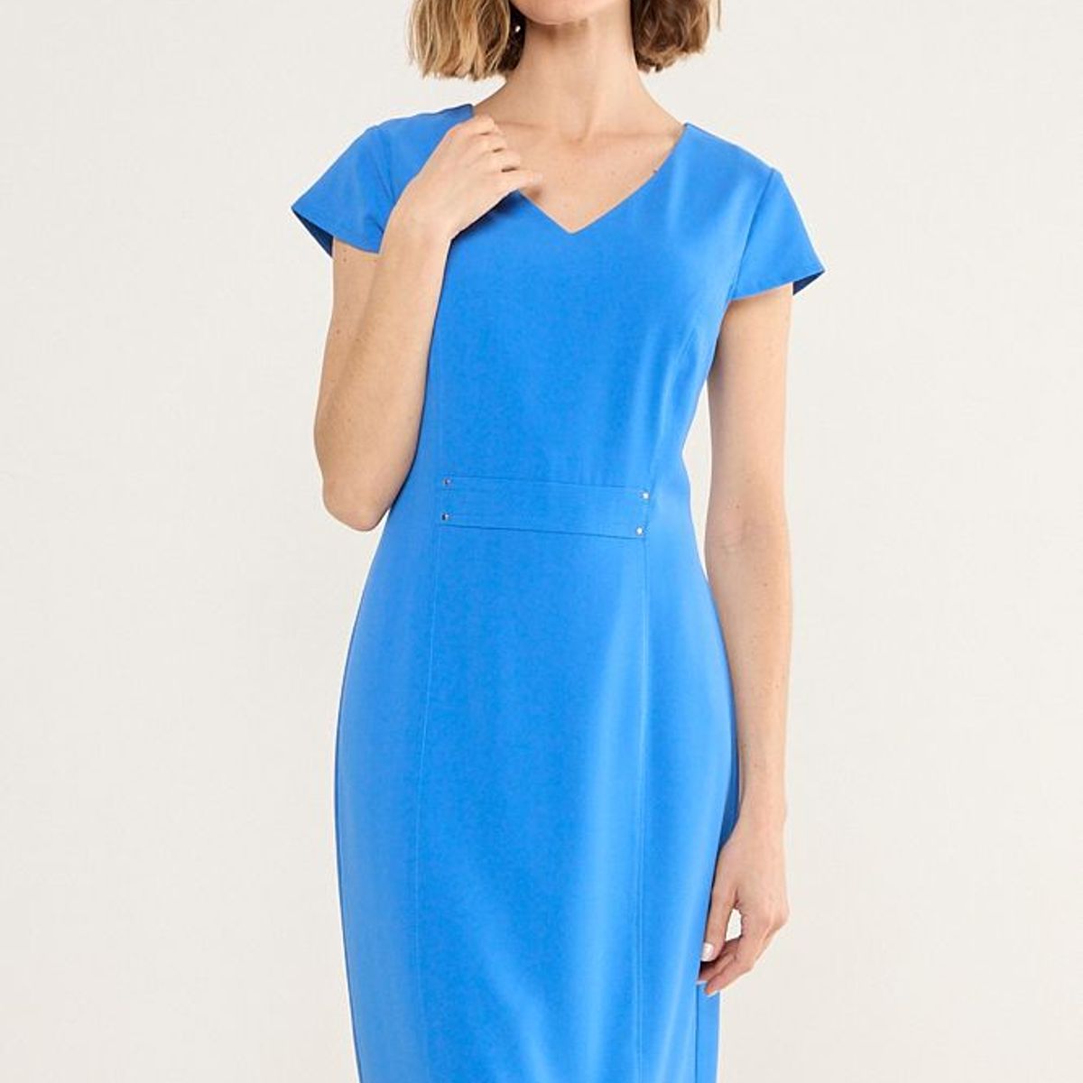 MA GRIFFE - Vestido Jumper Mujer Azul Magriffe