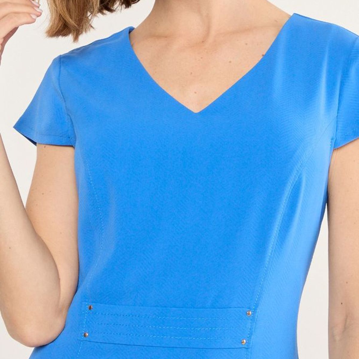 MA GRIFFE - Vestido Jumper Mujer Azul Magriffe