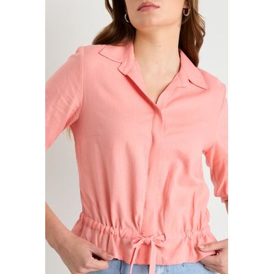 Imagen 2 del producto Blusa Lisa Mujer Naranjo