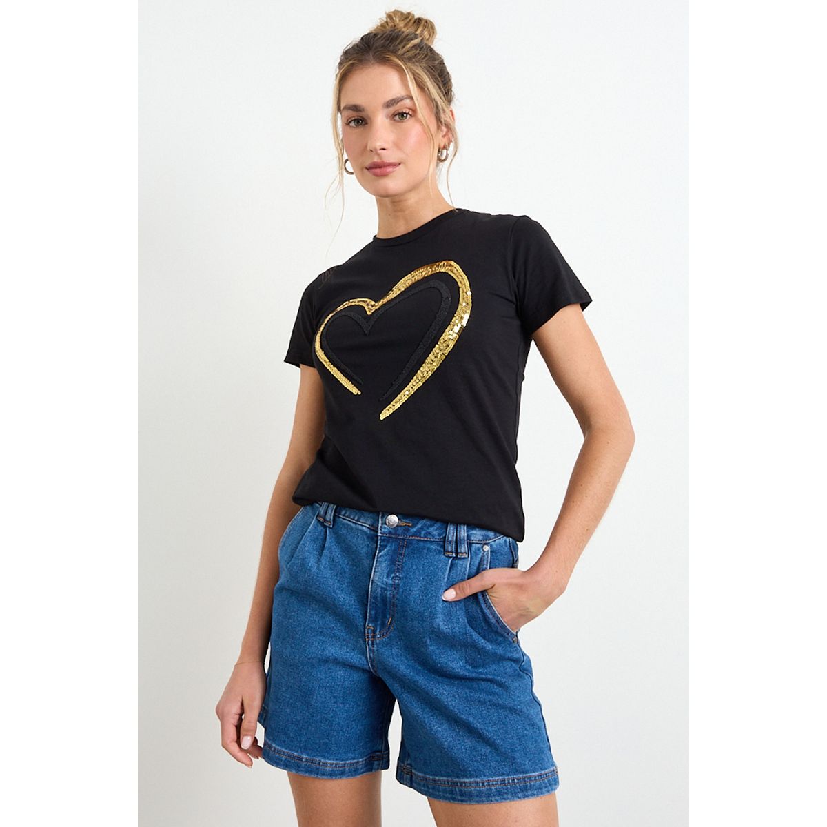 IO - Polera Mujer Negro Io